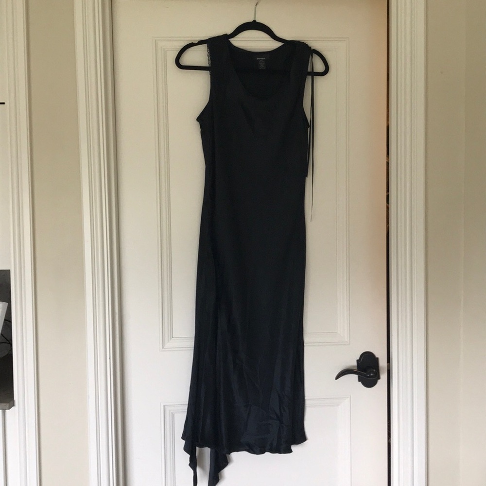 Black Silk Dress